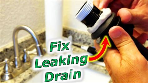 bathroom drain leaking|How To Fix Bathroom Sink Drain Leaks Underneath Gasket